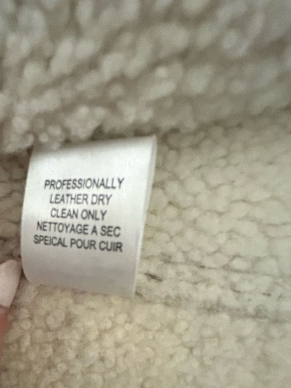 Theory Tan Shearling Women's Jacket - Picture 6 of 8